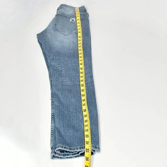 Banana Republic Women's Denim Medium Wash Distressed Boyfriend Jeans Size 25/0 - Picture 12 of 15